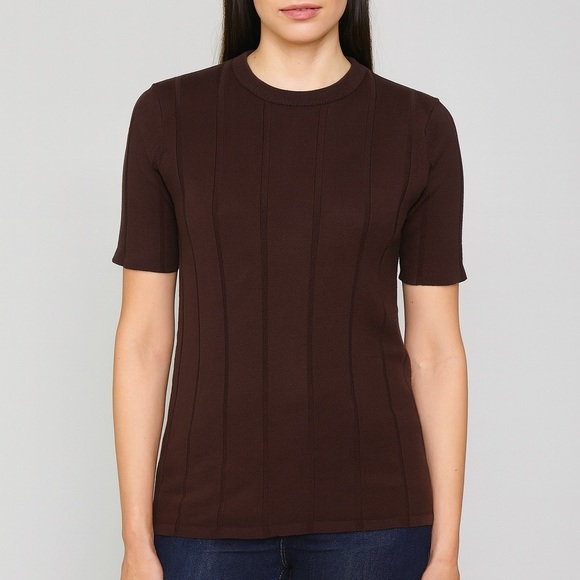 House of Harlow 1960 Tops - House of Harlow 1960 Chocolate brown oversized ribbed comfor shirt size Small